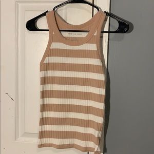 american eagle striped tank top